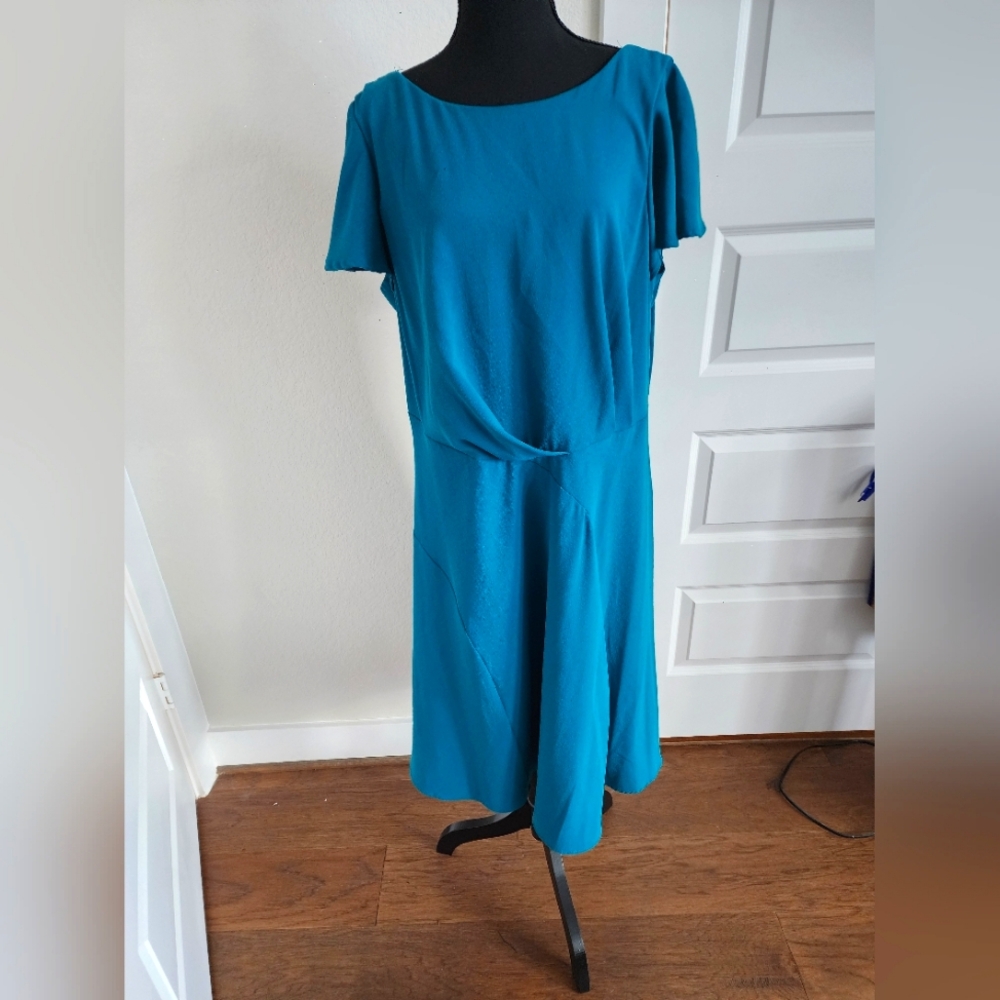 Adrianna Papell Blue 14W Dress
